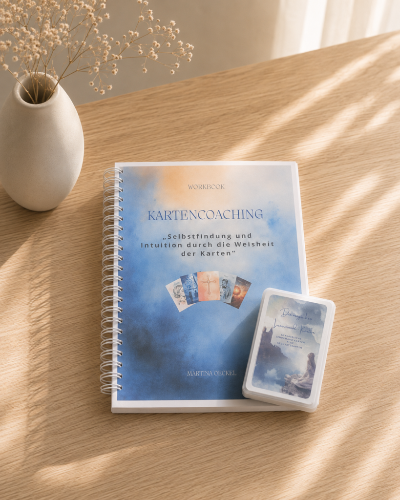 Lenormandkarten-Ausbildung mit Workbook und Kartendeck
